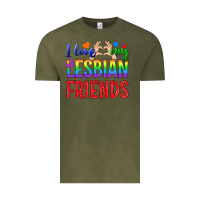 Vintage Olive I Love My Lesbian Friends Vintage Tee - BundleAndBundleShop