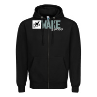 Black Nautique Boats Zipper Hoodie - linhVisuals