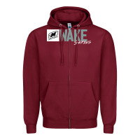 Burgundy Nautique Boats Zipper Hoodie - linhVisuals