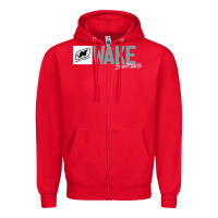 Red Nautique Boats Zipper Hoodie - linhVisuals
