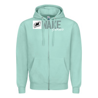 Seafoam Nautique Boats Zipper Hoodie - linhVisuals