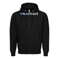 Black Nautique Boats Zipper Hoodie - linhVisuals