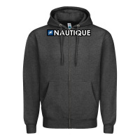 Charcoal Heather Nautique Boats Zipper Hoodie - linhVisuals