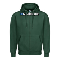 Sports Green Nautique Boats Zipper Hoodie - linhVisuals