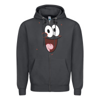 Sponge.bob Squa.re.pants Patrick Face Portrait Zipper Hoodie | Teevron
