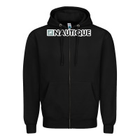 Black Nautique Boats Zipper Hoodie - linhVisuals