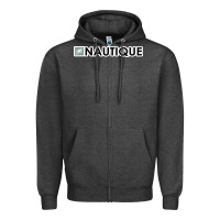Charcoal Heather Nautique Boats Zipper Hoodie - linhVisuals