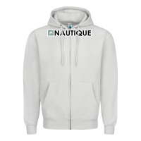 Dove Grey Nautique Boats Zipper Hoodie - linhVisuals