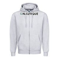 Heather Grey Nautique Boats Zipper Hoodie - linhVisuals