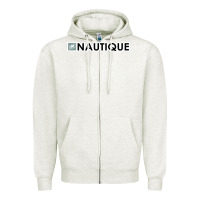 Oatmeal Heather Nautique Boats Zipper Hoodie - linhVisuals