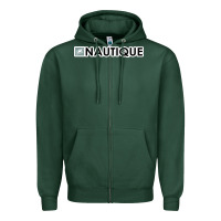 Sports Green Nautique Boats Zipper Hoodie - linhVisuals