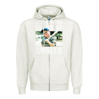 Oatmeal Heather the sandlot ham you're killing me smalls portrait Zipper Hoodie - linhVisuals