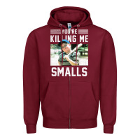 Burgundy the sandlot ham you're killing me smalls portrait Zipper Hoodie - linhVisuals