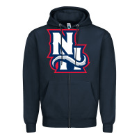 Navy new hampshire fisher cats Zipper Hoodie - linhVisuals