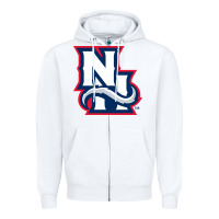 White new hampshire fisher cats Zipper Hoodie - linhVisuals