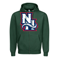 Sports Green new hampshire fisher cats Zipper Hoodie - linhVisuals