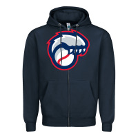 Navy new hampshire fisher cats Zipper Hoodie - linhVisuals