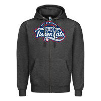 Charcoal Heather new hampshire fisher cats Zipper Hoodie - linhVisuals