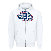 White new hampshire fisher cats Zipper Hoodie - linhVisuals