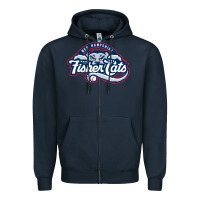 Navy new hampshire fisher cats Zipper Hoodie - linhVisuals