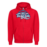 Red new hampshire fisher cats Zipper Hoodie - linhVisuals