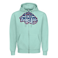Seafoam new hampshire fisher cats Zipper Hoodie - linhVisuals