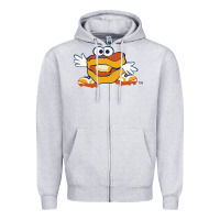 Heather Grey montgomery biscuits Zipper Hoodie - linhVisuals