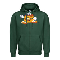Sports Green montgomery biscuits Zipper Hoodie - linhVisuals