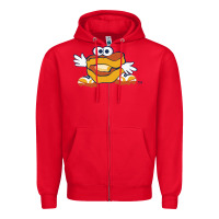 Red montgomery biscuits Zipper Hoodie - linhVisuals