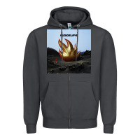 Smoke Clear Design Zipper Hoodie - linhVisuals