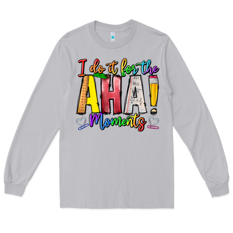 Idiot Of The Aha Moments Long Sleeve Tee by CowhideDigitalArt | Teevron
