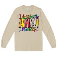 Mushroom IDiot Of The Aha Moments Long Sleeve Tee - CowhideDigitalArt
