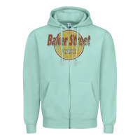Seafoam baker street cafe 221b london   sherlock holmes fans Zipper Hoodie - linhVisuals