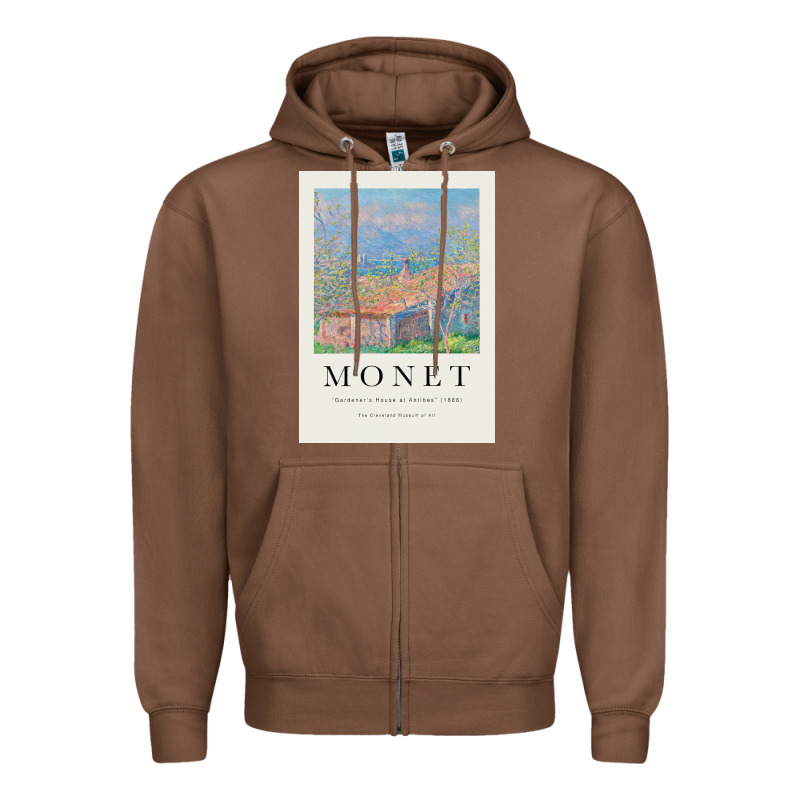 Claude Monet 1888 Zipper Hoodie by linhVisuals | Teevron