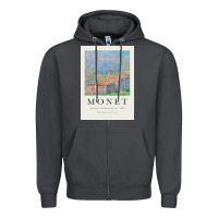 Smoke Claude Monet 1888 Zipper Hoodie - linhVisuals