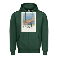 Sports Green Claude Monet 1888 Zipper Hoodie - linhVisuals