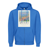 True Royal Claude Monet 1888 Zipper Hoodie - linhVisuals