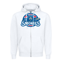 White tennessee smokies Zipper Hoodie - linhVisuals