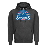 Charcoal Heather tennessee smokies Zipper Hoodie - linhVisuals