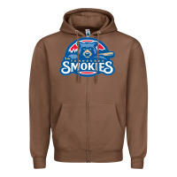 Chestnut tennessee smokies Zipper Hoodie - linhVisuals