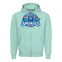 Seafoam tennessee smokies Zipper Hoodie - linhVisuals