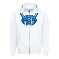 White tennessee smokies Zipper Hoodie - linhVisuals