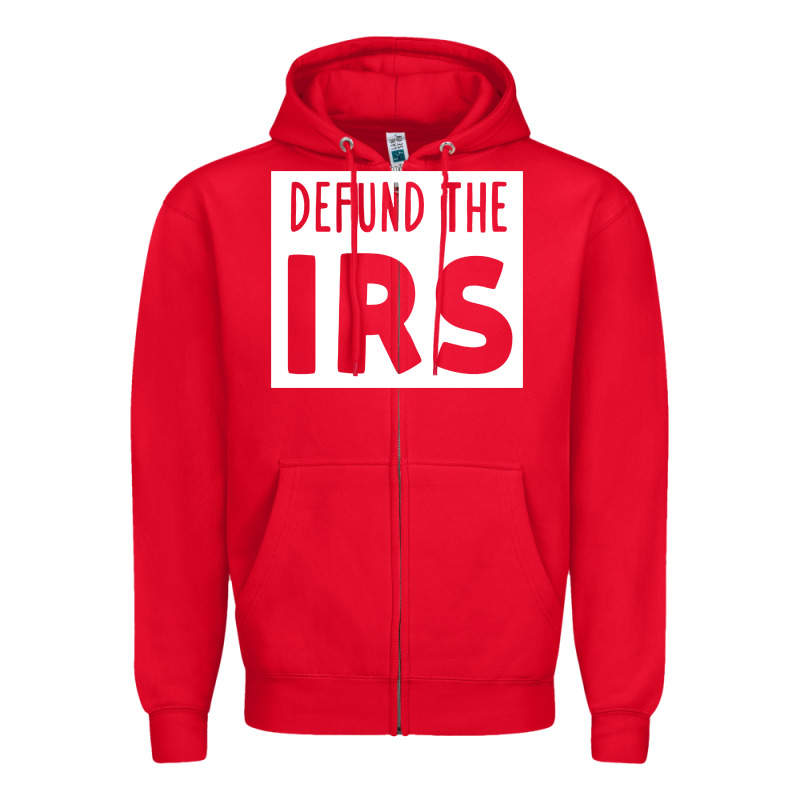 Defund The Irs Zipper Hoodie by linhVisuals | Teevron