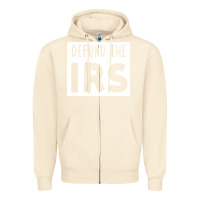 Sandshell defund the irs Zipper Hoodie - linhVisuals