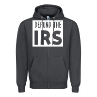 Smoke defund the irs Zipper Hoodie - linhVisuals