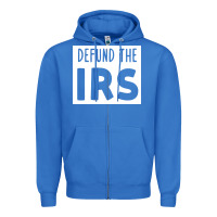 True Royal defund the irs Zipper Hoodie - linhVisuals