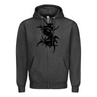 Charcoal Heather cool-sepultura-tribal-s-pen Zipper Hoodie - linhVisuals