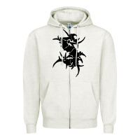 Oatmeal Heather cool-sepultura-tribal-s-pen Zipper Hoodie - linhVisuals
