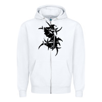 White cool-sepultura-tribal-s-pen Zipper Hoodie - linhVisuals