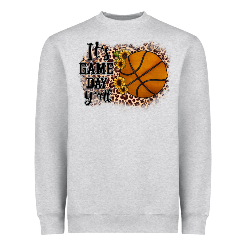 It's Game Day Y'all Basketball Heavyweight Sweatshirt by JahusDesignShop | Teevron